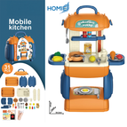 31 pcs Mobile Kitchen Toy Set (Orange)