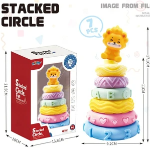 Soft and Washable Stacking Toy 7pcs (6 Months and above)