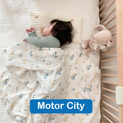 Bamboo Muslin Swaddle Blanket (120x120cm)