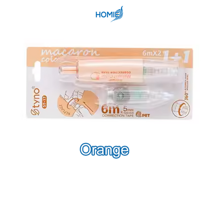 Press-Type Pen Style Correction Tape (Refillable Transparent)