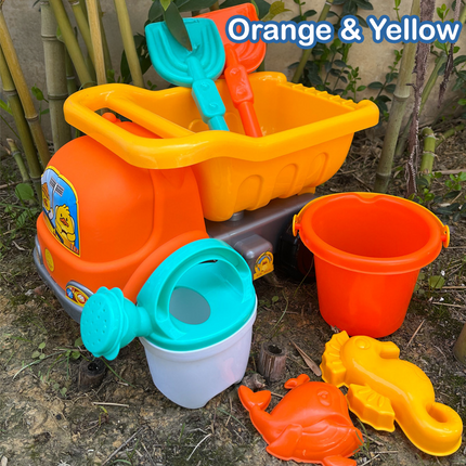 Beach Sand Dump Truck Colorful Sand Scoop Toys