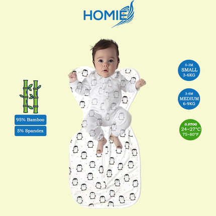 Swaddle and Sleeping Bag (Bamboo & Cotton) Small & Medium ONLY