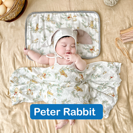 Bamboo Muslin Swaddle Blanket (120x120cm)