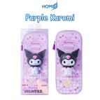 3D pencil case - Purple Kuromi