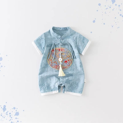2026 CNY Costume New Chinese Style Birthday Baby Romper