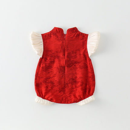 2026 CNY Costume New Chinese Style Birthday Baby Romper