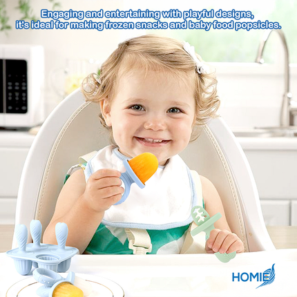 Silicone Teething Popsicle Mold Ice-cream maker - Non Toxic BPA Free