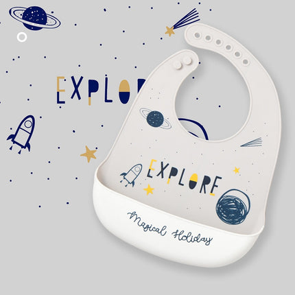 Adjustable Waterproof Silicone Baby Bibs