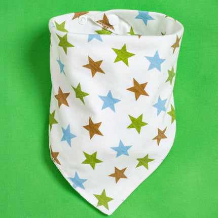 Triangle Baby Bibs with Cartoon Design 100% Cotton [Minimum Order 4]