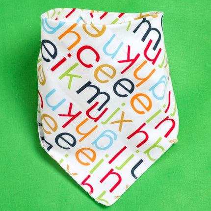 Triangle Baby Bibs with Cartoon Design 100% Cotton [Minimum Order 4]