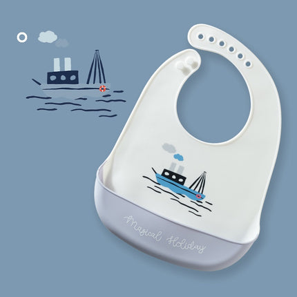 Adjustable Waterproof Silicone Baby Bibs