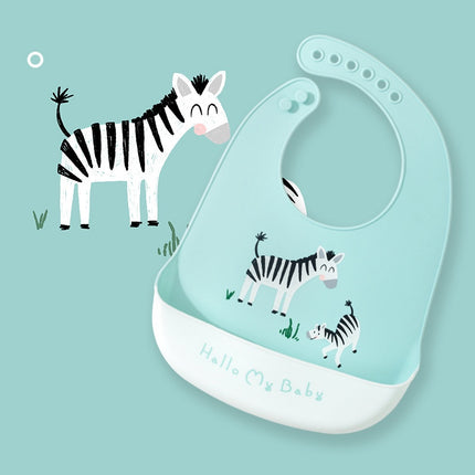 Adjustable Waterproof Silicone Baby Bibs