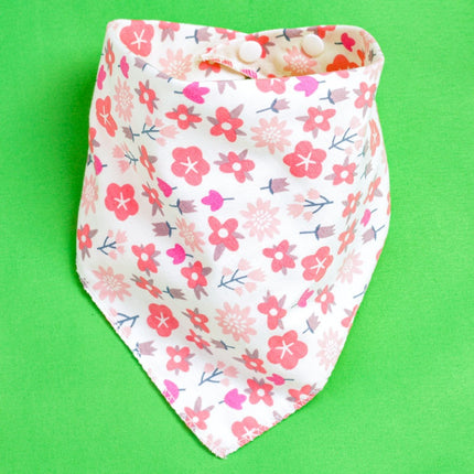 Triangle Baby Bibs with Cartoon Design 100% Cotton [Minimum Order 4]