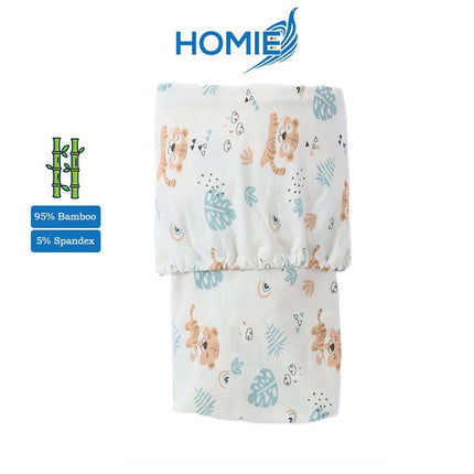 Bamboo Bedsheet / Crib Cot Bed Fitted Sheet (4 Sizes)