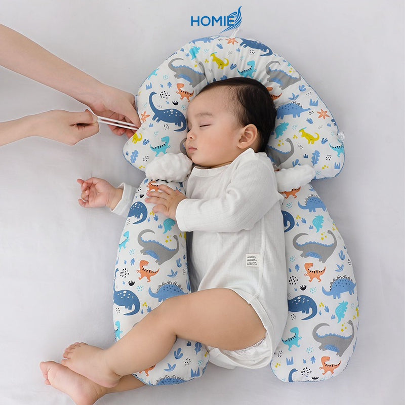 Baby Head Shaping Pillow 3in1 Baby pillow Ergo Three sides Adjustable HOMIE.SG