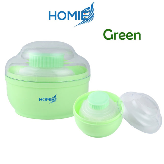 HOMIE Baby Powder  Container/Baby Powder Puff with Case