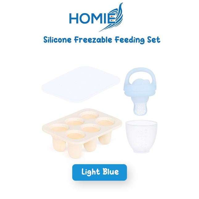 Baby Food Freezer Tray Storage Containers/ Silicone Pacifier Feeder and Teether