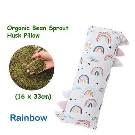 🏅LIMITED EDITION【16x33cm】Ultra Soft Baby Organic Bamboo Bean Sprout Husk Pillow
