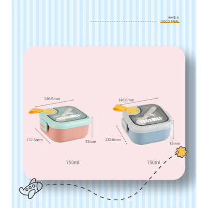 Cute Lunch Box For Kids Compartments Microwae Bento Lunchbox Children Kid School Outdoor Camping Picnic Food Container