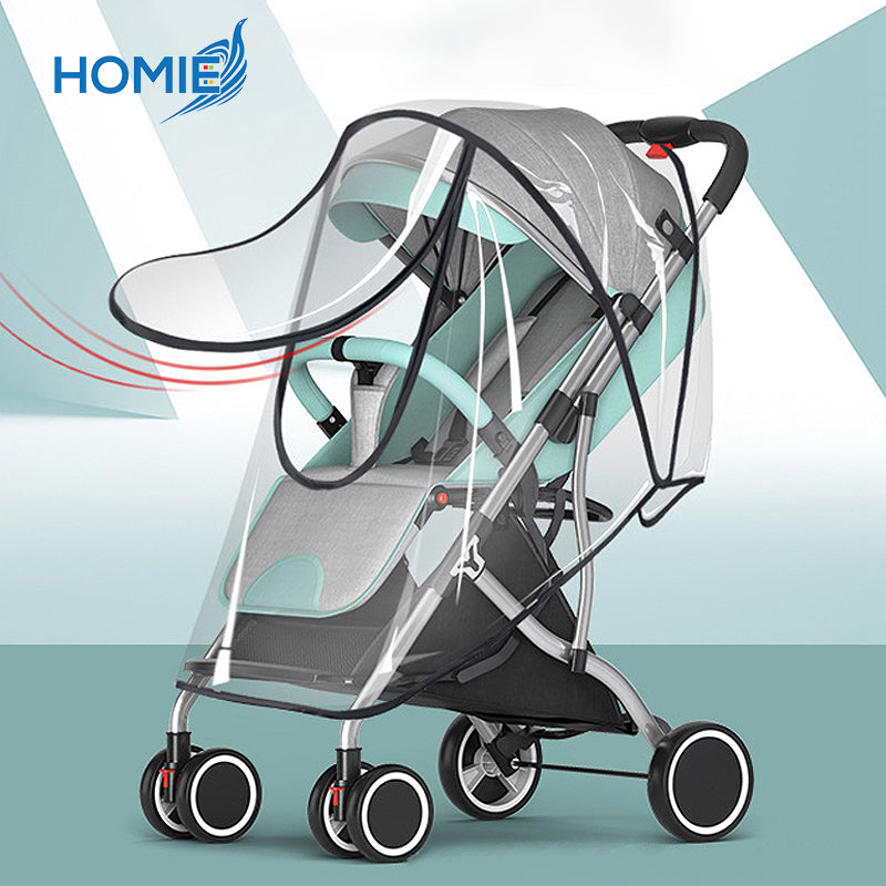 Stroller Rain Cover Baby Car Portable Universal Waterproof Rain Cover Weather Stroller for Baby Stroller Raincoat Access
