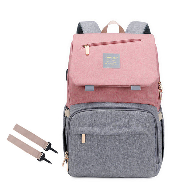 HOMIE Diaper Bag Mummy Daddy Backpack Baby Stroller Bag Waterproof