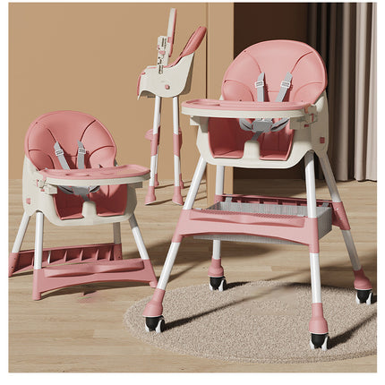 Children's table and chair High chair for feeding Chairs for kitchen baby eating Folding chair growing chair for childre