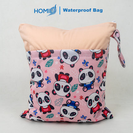 HOMIE Wet Bag diaper bag nappy bag waterproof (30x36cm) Double zip