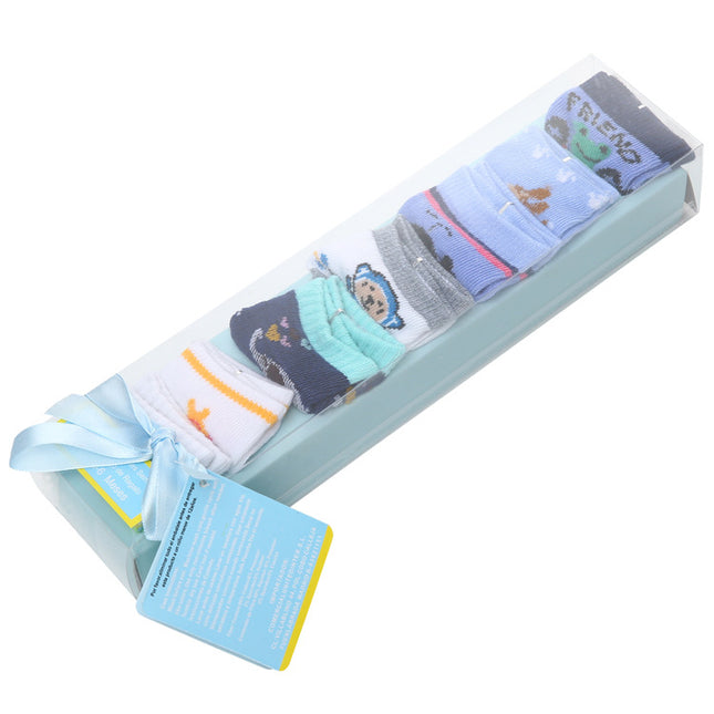 7 Pairs Newborn Baby Boy Girl Cotton Sock Soft Breathable Ankle Sock 0-6M