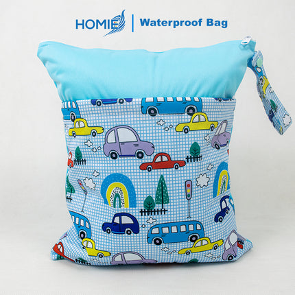 HOMIE Wet Bag diaper bag nappy bag waterproof (30x36cm) Double zip