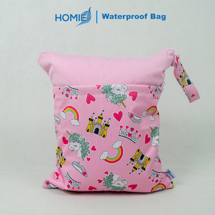 HOMIE Wet Bag diaper bag nappy bag waterproof (30x36cm) Double zip