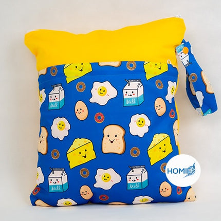 HOMIE Wet Bag diaper bag nappy bag waterproof (30x36cm) Double zip