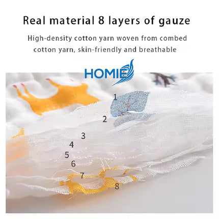 8 Layer Soft Gauze Baby Bibs