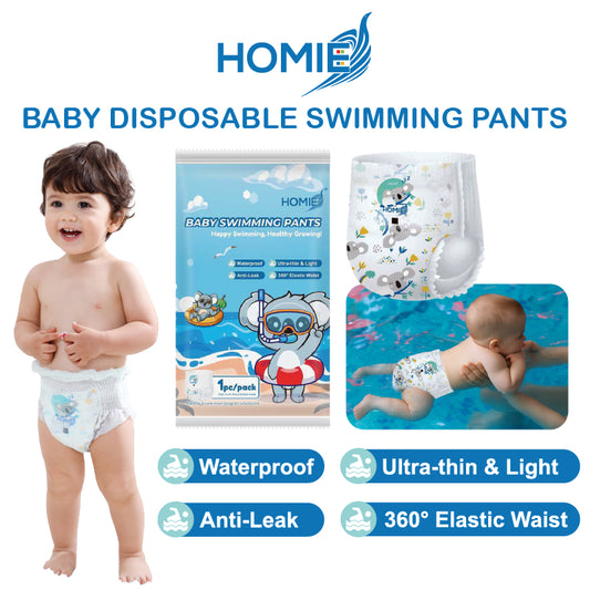HOMIE KOALA Baby Disposable Swimming Pants (5 pcs 1 Set)