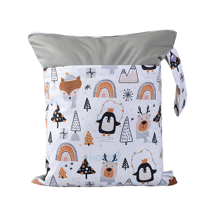 HOMIE Wet Bag diaper bag nappy bag waterproof (30x36cm) Double zip