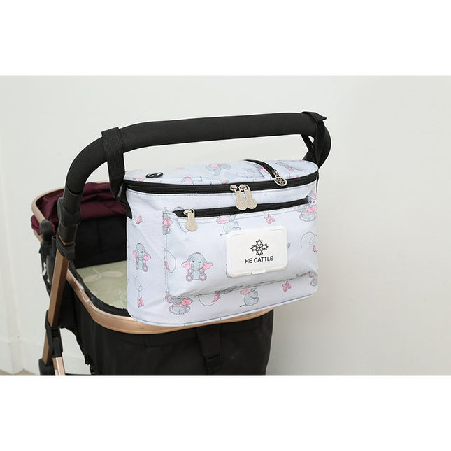 Baby Stroller Bag Large Capacity Mommy Bag Small Stroller Accessories Bag Baby Large Storage Bag