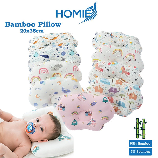 [Bamboo HEAD Pillow) Comfort Bamboo Baby Pillow Baby Sleep Pillow/Baby Head Pillow/Prevent Flat Head