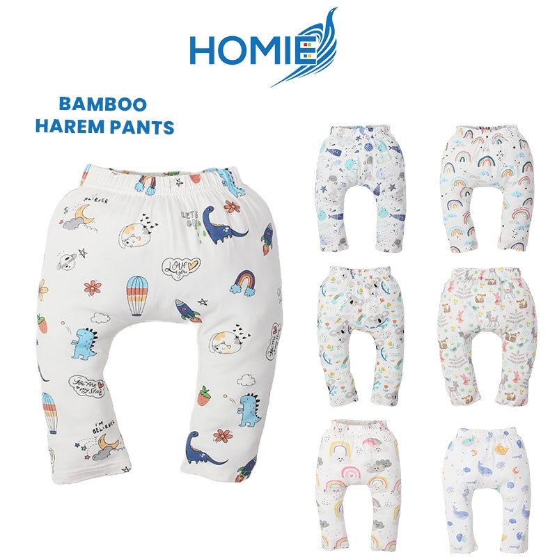 HOMIE Bamboo Harem Pants/Baby Pants/Baby/Baby Clothes
