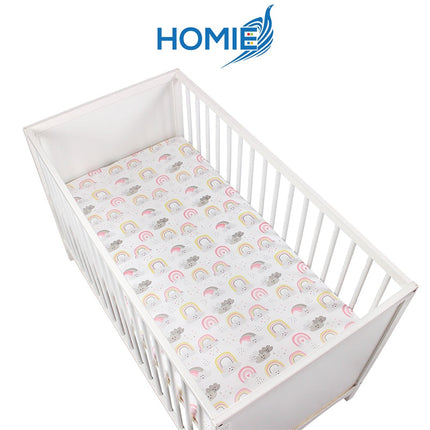 Bamboo Bedsheet / Crib Cot Bed Fitted Sheet (4 Sizes)