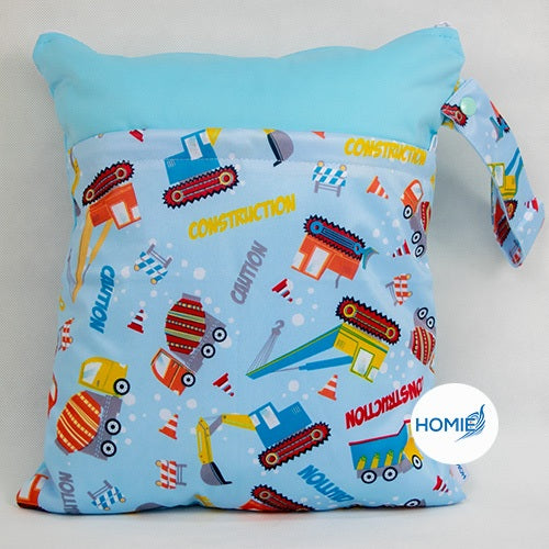 HOMIE Wet Bag diaper bag nappy bag waterproof (30x36cm) Double zip