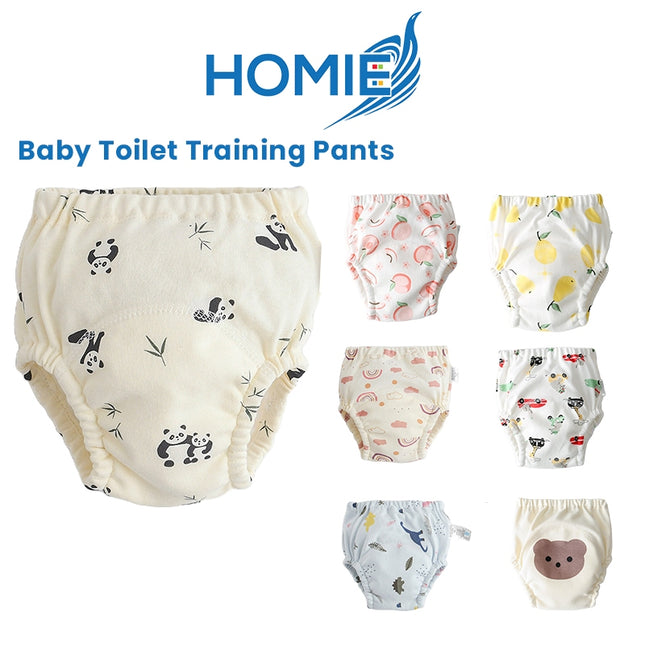 🏅Potty Training Pants Cotton Baby Toilet Training Pants | Reusable & Washable Cotton Kids Underwear