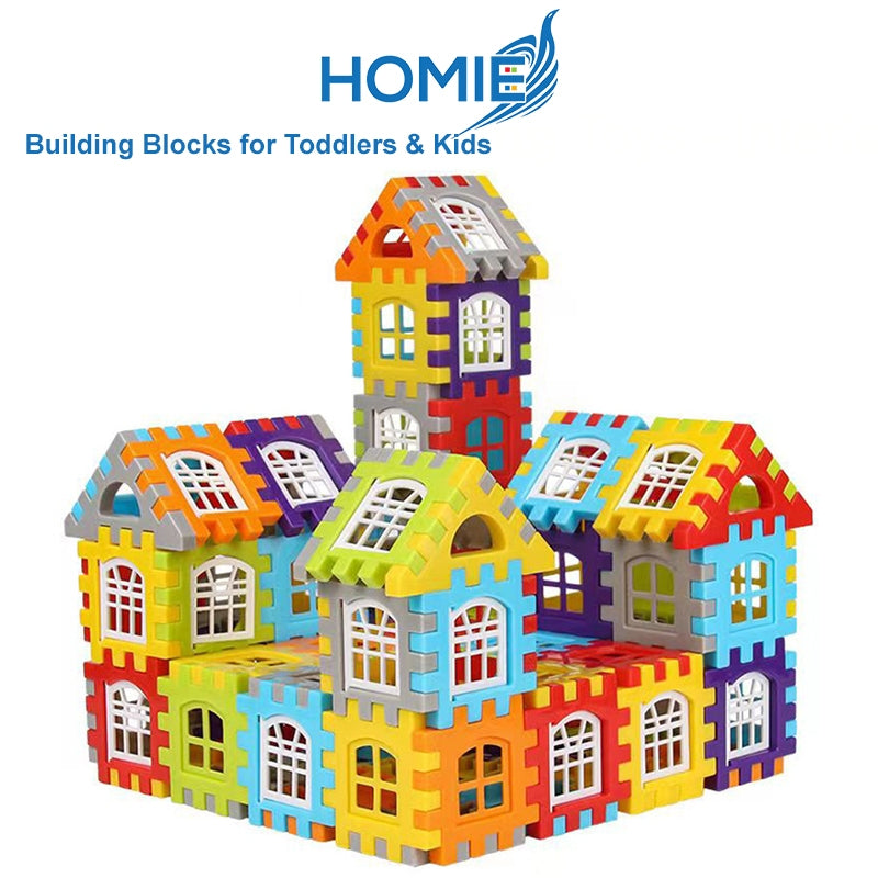 Building Blocks for Toddlers & Kids Jumbo Toy Building Sets – STEM Building Toys –Interlocking Building Blocks