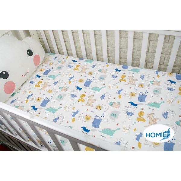 *Size Customisation * Crib Bedsheets/Infant Crib Bedsheet/fitted sheets/childcar