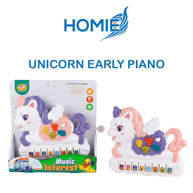 HOMIE Musical Early Education Piano/Interactive Animal Sound Piano/Hand Clap Drum/Rotate Musical Toy