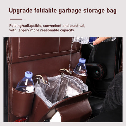 HOMIE PU Leather Premium Car SeatBack Organizer Travel Accessories