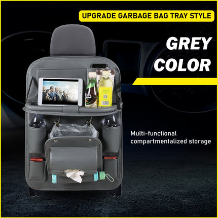 HOMIE PU Leather Premium Car SeatBack Organizer Travel Accessories