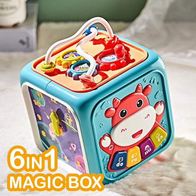 HOMIE 6in1&7in1 Magic Box Educational Learning Multifunctional Musical Activity Center Shape Sorter