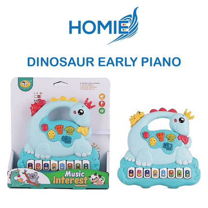 HOMIE Musical Early Education Piano/Interactive Animal Sound Piano/Hand Clap Drum/Rotate Musical Toy