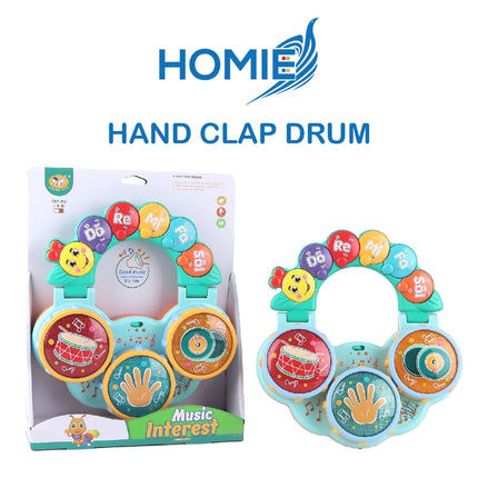 HOMIE Musical Early Education Piano/Interactive Animal Sound Piano/Hand Clap Drum/Rotate Musical Toy