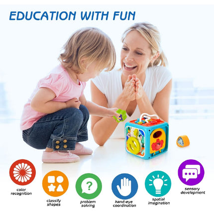 HOMIE 6in1&7in1 Magic Box Educational Learning Multifunctional Musical Activity Center Shape Sorter