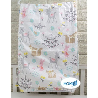 HOMIE Grey Star Soft Plush Minky Baby Blanket/Kids Blanket with Grey Star Dotted Backing/Cute Design